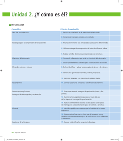 Unidad 2. &iquest;Y c&oacute;mo es &eacute;l?