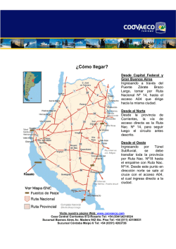 &iquest;C&oacute;mo llegar? - Coovaeco