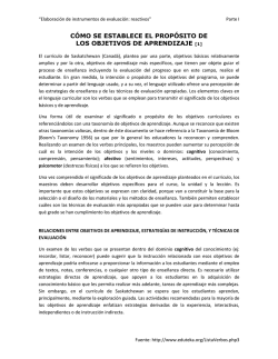 C&Oacute;MO SE ESTABLECE EL PROP&Oacute;SITO DE LOS OBJETIVOS DE