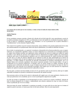 Las razones de la crisis que no nos cuentan, o c&oacute;mo se - Iepala
