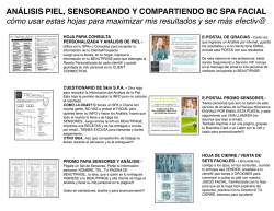AN&Aacute;LISIS PIEL, SENSOREANDO Y COMPARTIENDO BC - Weebly