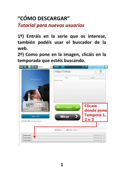 &ldquo;C&Oacute;MO DESCARGAR&rdquo; - Serie Online