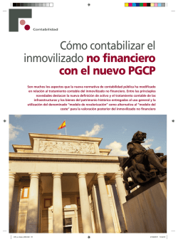C&oacute;mo contabilizar el inmovilizado no financiero con el nuevo PGCP