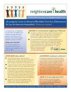 &iquest;Se pregunta c&oacute;mo le afectar&aacute; Affordable Care Act (Obamacare) (la