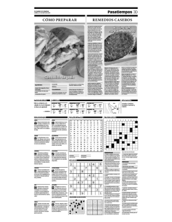 Pasatiempos 3D REMEDIOS CASEROS C&Oacute;MO PREPARAR