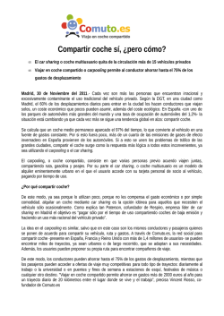 Compartir coche s&iacute;, &iquest;pero c&oacute;mo? - BlaBlaCar.es