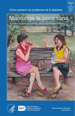 C&oacute;mo prevenir los problemas de la diabetes: Mantenga la boca