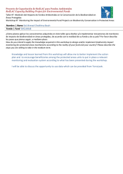 &iquest;C&oacute;mo el taller puede ayudarle a implementar el PSA en - Redlac