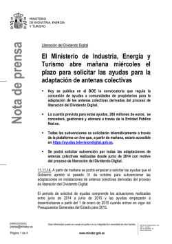 C&oacute;mo solicitar las ayudas para la adaptaci&oacute;n de - Televisi&oacute;n digital