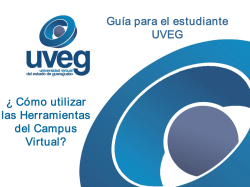 &iquest; C&oacute;mo utilizar las Herramientas del Campus Virtual? Gu&iacute;a - Inicio