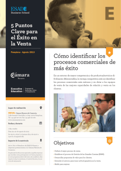 C&oacute;mo identificar los procesos comerciales de m&aacute;s &eacute;xito - Esade