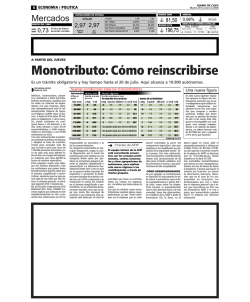 Monotributo: C&oacute;mo reinscribirse - Diario de Cuyo