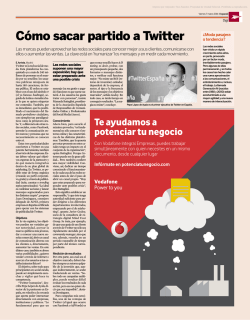 C&oacute;mo sacar partido a Twitter
