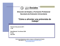 &ldquo;C&oacute;mo a afrontar una entrevista de trabajo&rdquo; - Formaci&oacute;n Profesional