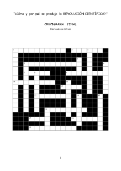 &ldquo;&iquest;C&oacute;mo y por qu&eacute; se produjo la REVOLUCI&Oacute;N CIENT&Iacute;FICA?.&rdquo;