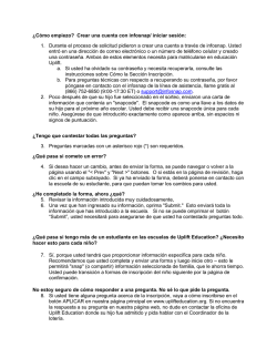 &iquest;C&oacute;mo empiezo? Crear una cuenta con infosnap - Uplift Education