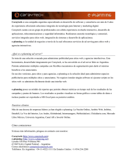 &iquest;Qu&eacute; es e-planning ad server? Nuestros clientes C&oacute;mo contactarnos