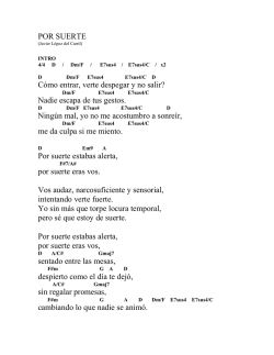 POR SUERTE C&oacute;mo entrar, verte despegar y no salir - elena roger