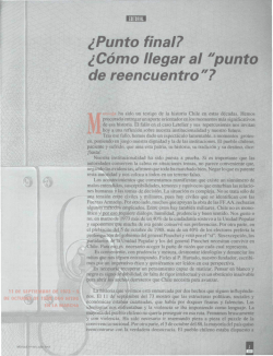 &iquest;Punto final? &iquest;C&oacute;mo llegar al punto de reencuentro ? - Biblioteca