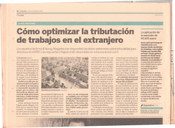C&oacute;mo optimizar la tributaci&oacute;n de trabajos en el - bmp abogados