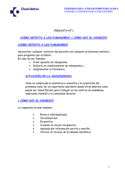 Resumen Conclusiones Mesas World Kafea - Osakidetza