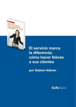 El servicio marca la diferencia: c&oacute;mo hacer felices a sus clientes