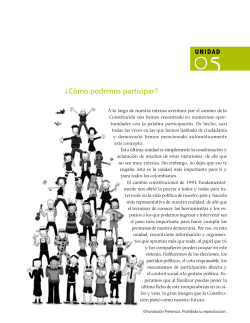 &iquest;C&oacute;mo podemos participar? - Fundacion Presencia