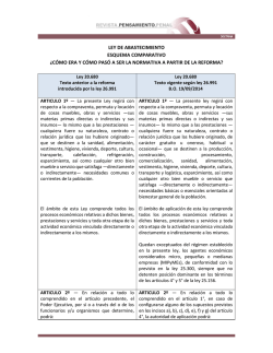 ley de abastecimiento esquema comparativo &iquest;c&oacute;mo era y c&oacute;mo