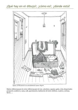 &iquest;Qu&eacute; hay en el dibujo?, &iquest;c&oacute;mo es?, &iquest;d&oacute;nde est&aacute;?