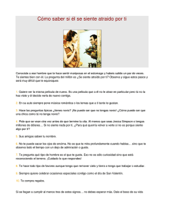 C&oacute;mo saber si &eacute;l se siente atraido por ti - Latroco