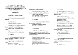 Programa provisional - FETE-UGT