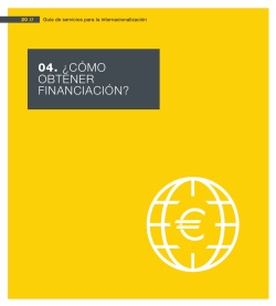 04. &iquest;C&Oacute;MO OBTENER FINANCIACI&Oacute;N? - Icex