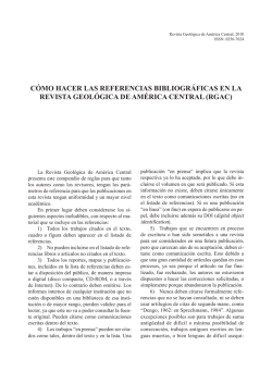 C&Oacute;MO HACER LAS REFERENCIAS BIBLIOGR&Aacute;FICAS EN LA