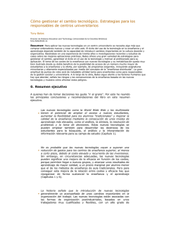 C&oacute;mo gestionar el cambio tecnol&oacute;gico. Estrategias para - Criterionet