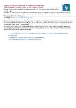 &iquest;C&oacute;mo el taller puede ayudarle a implementar el PSA en - Redlac