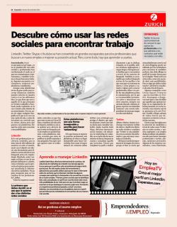Descubre c&oacute;mo usar las redes sociales para encontrar trabajo