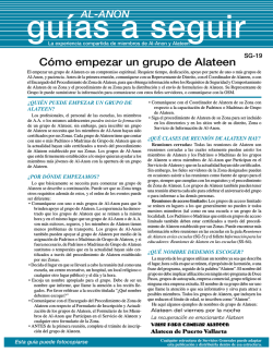 C&oacute;mo empezar un grupo de Alateen AL-ANON - Scws-al-anon.org