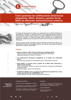 C&oacute;mo gestionar las notificaciones electr&oacute;nicas obligatorias, NEOs