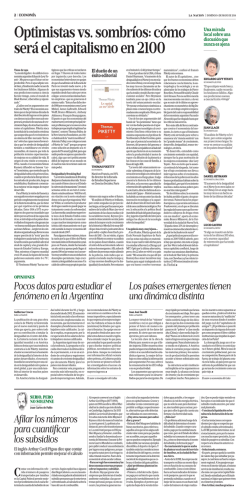 Optimistas vs. sombr&iacute;os: c&oacute;mo ser&aacute; el capitalismo en 2100