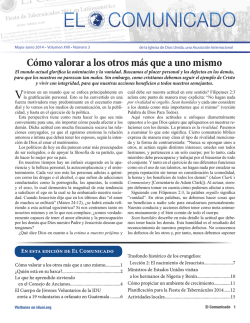 C&oacute;mo valorar a los otros m&aacute;s que a uno mismo - Iglesia de Dios