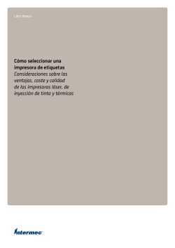 C&oacute;mo seleccionar una impresora de etiquetas - Intermec
