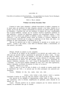 C&oacute;mo debe ser la ense&ntilde;anza en la escuela primaria. Una