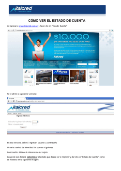 C&Oacute;MO VER EL ESTADO DE CUENTA - Italcred