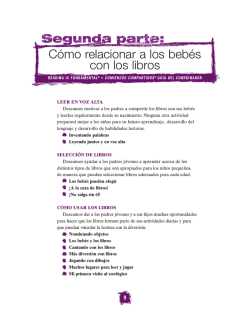C&oacute;mo relacionar a los beb&eacute;s con los libros - Reading Is Fundamental
