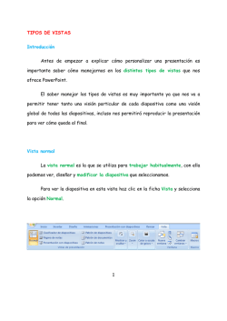 1 TIPOS DE VISTAS Introducci&oacute;n Antes de empezar a explicar c&oacute;mo