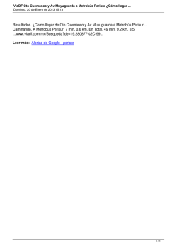 ViaDF Cto Cuemanco y Av Muyuguarda a Metrob&uacute;s Perisur &iquest;C&oacute;mo