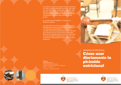 C&oacute;mo usar diariamente la pir&aacute;mide nutricional - Universidad de Lima