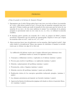 PROBLEMA &iquest;C&oacute;mo de grande es la fortuna de Amancio Ortega? 1