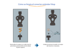 C&oacute;mo se limpia el conector est&aacute;ndar Vitop
