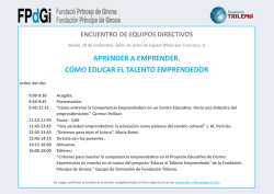 APRENDER A EMPRENDER. C&Oacute;MO EDUCAR EL TALENTO